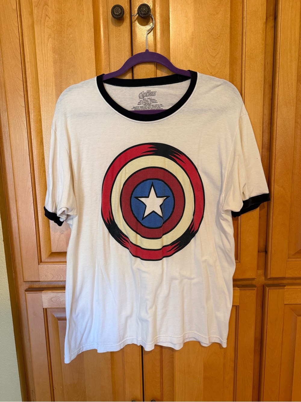 Marvel Avengers Captain America Shield Graphic T-Shirt